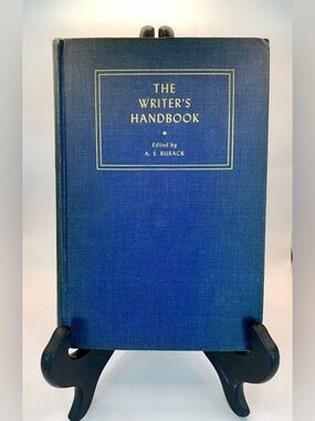 The Writer's Handbook, edited by A.S. Burack, 1947, Hardcover, Vintage, Rare